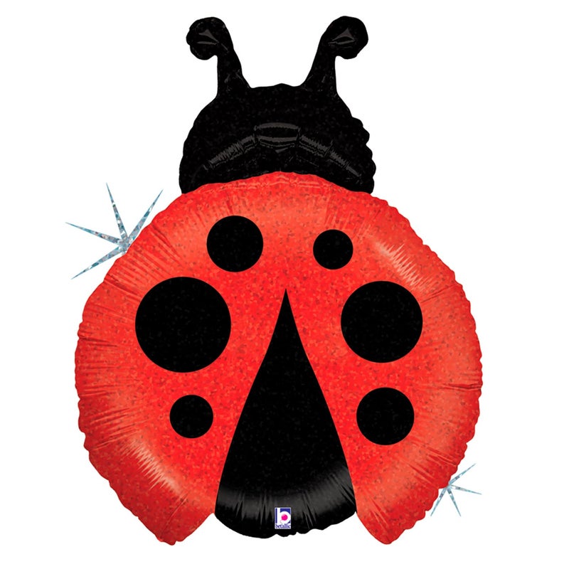 Party Supplies 27 Inch Ladybug Mylar Balloon